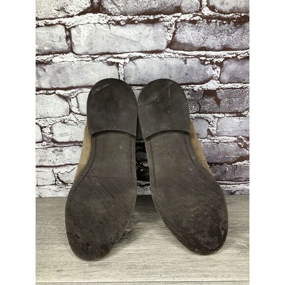 Experience Taupe Suede Leather Oxfords Cap Toe Casual Shoes Men’s Sz 42EU/9M US - Picture 13 of 16